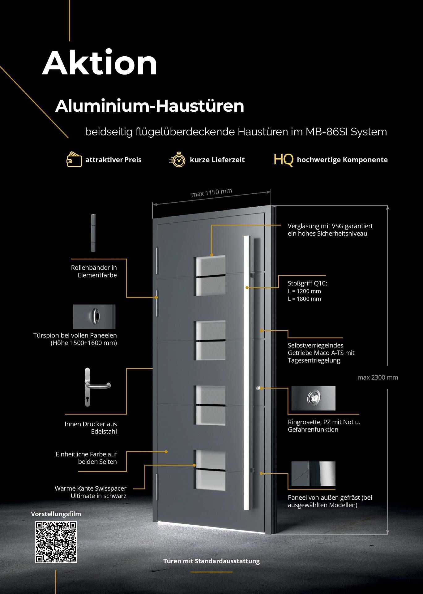 Aluminium-Haustüren