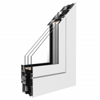 Aluminiumfenster 86 mm